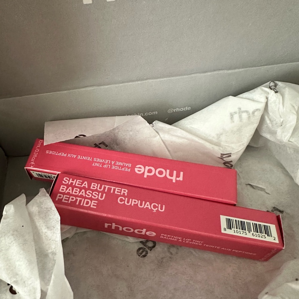 Rhode sugar cookie peptide Lip Tint bundle